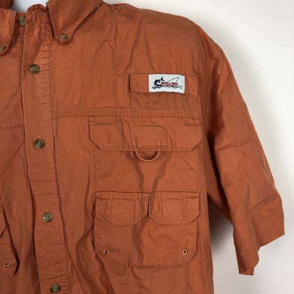 World Wide Sportsman Men’s Button Up Fishing Shirt - Picture 2 of 7